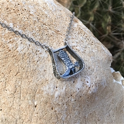 Stirrup with Boot Necklace