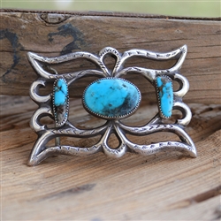 Turquoise Belt Buckle