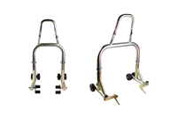 T-Rex Racing Gold Galvanized Front and Rear Motorcycle Stands V