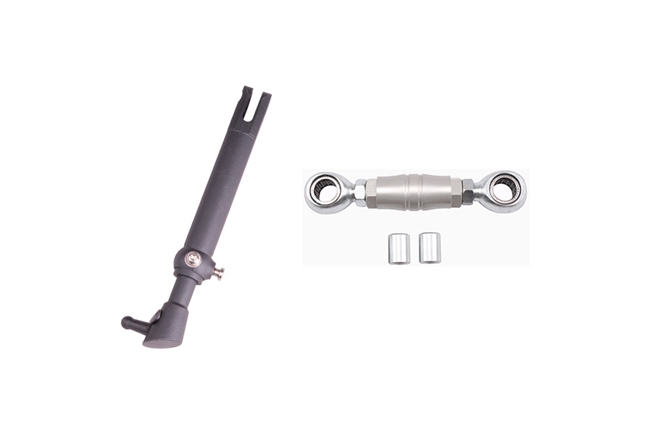 2008 - 2013 Ducati 848 Lowering Link & Adjustable Kickstand Combo