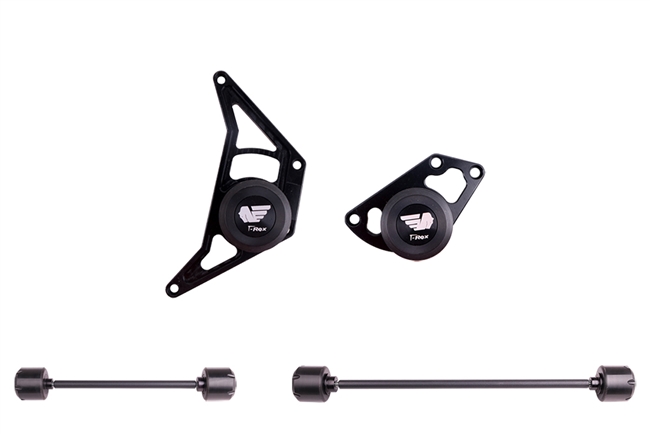 T-Rex Racing 2008 - 2010 Buell XB9 / XB12 No Cut Frame Front & Rear Axle Sliders