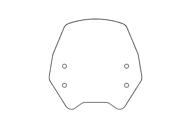 T-Rex Racing 2025 KTM 390 Enduro R Windshield