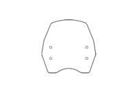 T-Rex Racing 2024 - 2025 Husqvarna Svartpilen 401 Windshield