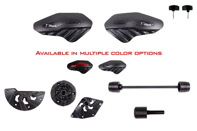 T-Rex Racing 2018 - 2020 Honda CB1000R No Cut Frame Front & Rear Axle Sliders Case Covers