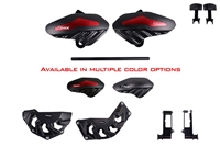 T-Rex Racing 2019 - 2020 Honda CB500F / CB500X / CBR500R No Cut Frame Sliders Case Covers Spool Adapters