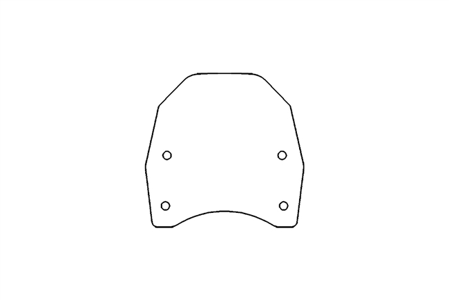 T-Rex Racing 2021 - 2024 Honda Grom MSX125 Windshield