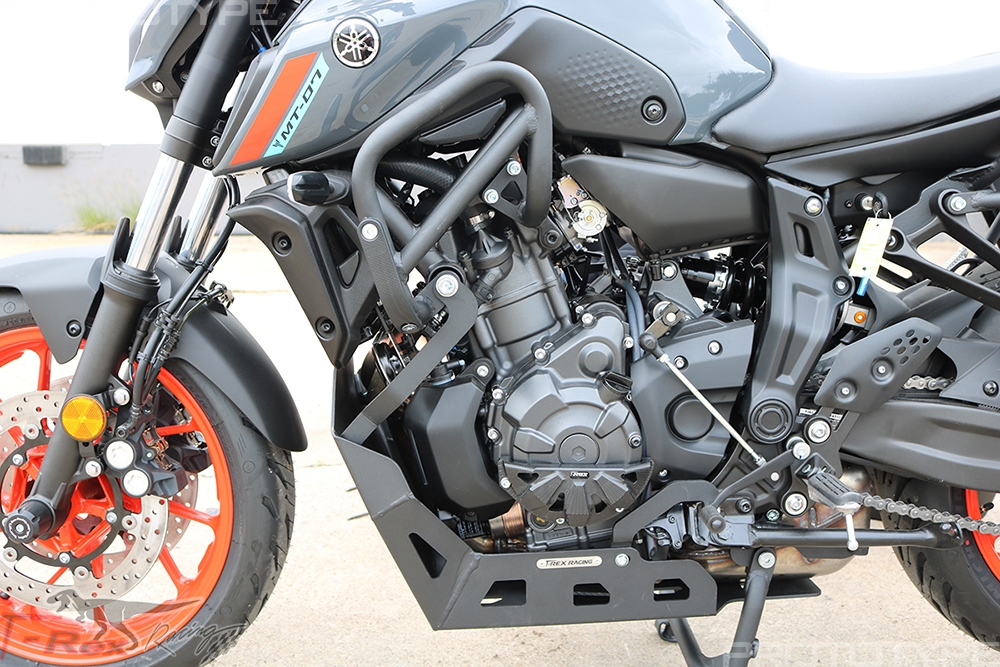  FZ 07 MT 07 Motorcycle Accessories Black Crash Bar Engine Guard  Frame Slider Protector Damaged Case for 2014 2015 2016 Yamaha FZ07 MT07  FZ-07 MT-07 : Automotive
