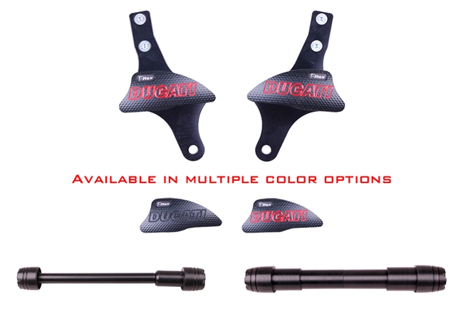 T-Rex Racing 2010 - 2014 Ducati Multistrada 1200 Frame Front & Rear Quick Release Axle Sliders