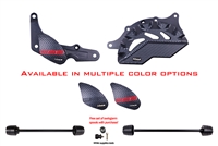 T-Rex Racing 2013 - 2015 Ducati Panigale 899 / S No Cut Frame Front & Rear Axle Sliders Spools