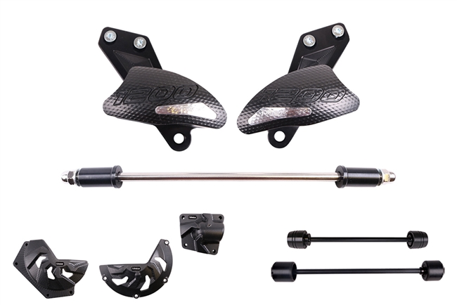 T-Rex Racing 2013 - 2019 Aprilia Caponord 1200 Frame Sliders, Axle Sliders, Case Covers