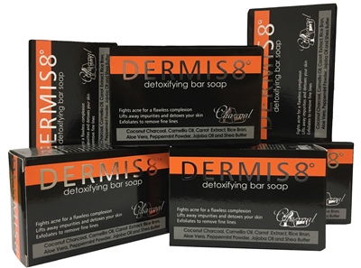 Dermis 8Ã‚Â° Detoxifying Coconut Charcoal Soap Bar 200g (6 pack)