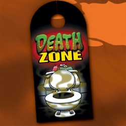 DEATH ZONE DOOR HANGER