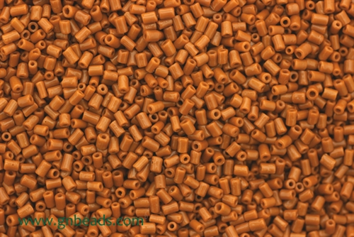 Bugle Bead, Vintage, Czechoslovakian, 2MM, #1, Light Brown