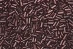 Bugle Bead, Vintage, Czechoslovakian, 4MM, #2, Dark Cranberry