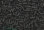 Bugle Bead, Vintage, Czechoslovakian, 7MM, #3, Matte, Black