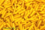 Bugle Bead, 9MM, #4, Vintage, Czechoslovakian, Yellow