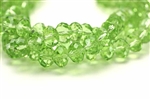 Bead, Crystal, Rondelle, Faceted, 8MM X 10MM, Light Green