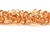 Bead, Crystal, Rondelle, Faceted, 8MM X 10MM, Light Tangerine