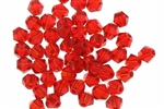 Bead, Crystal, Bicone, Faceted, 4MM, Siam Ruby