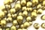 8MM X 8MM Mushroom Button Czech Beads / Gold Aurum