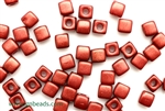 6/0 Cubix 4MM Czech Beads / Marsala