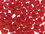Czech Tulip Beads / 8MM Matte Crimson