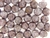 Vintage Czech Picasso Finish Beads / 12MM Purple Gold
