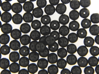 Black Czech Bead / Round 8MM