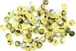 Bead, Czech, Glass, Matte Finish, Round, Druk, 6MM, Peridot Black AB