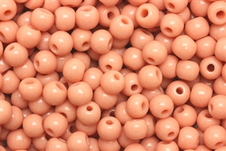 Bead, Czech, Vintage, Montessori Beads, Round, 7MM, Coral Pink