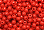 Bead, Czech, Vintage, Montessori Beads, Round, 7MM, Red