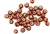 Red Earth Tone Porcelain Beads / 6MM Round