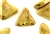 Mustard Yellow Earth Tone Porcelain Beads / Flat Triangle