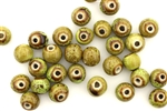 Light Green Earth Tone Porcelain Beads / 8MM Round