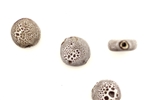 Mocha Earth Tone Porcelain Beads / Small Coin