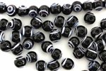 Bead, Evil Eye, Glass, 8MM, Round, Jet