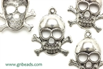 "Pewter" Charms / 27MM ,Antique Silver