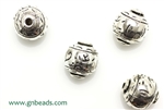 "Pewter" Beads / 12MM Round,Antique Silver