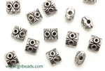"Pewter Beads" / 6MM ,Antique Silver
