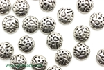 "Pewter" Beads / 9MM Coin,Antique Silver