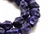 Gemstone Bead, "Turquoise", Magnesite, Skull, Purple, 18MM