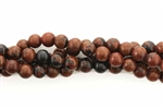 Gemstone Bead, Mahogany Obsidian, Round, 6MM