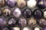 Gemstone Bead, Cape Amethyst, Round, 16MM