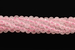 Gemstone Bead, Rose Quartz, Round, 4MM