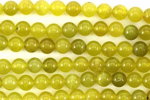 Gemstone Bead, Korean "Jade", Round, 6MM