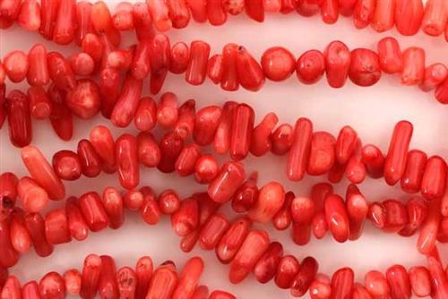 Bead, Coral, Branch, 9MM
