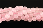 Gemstone Bead, Rose Quartz, Round, 6MM