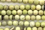 Gemstone Bead, Lemon Jasper, Round, 6MM