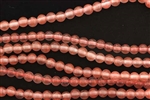 Gemstone Bead, Cherry "Quartz", Round, 4MM