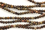 Bead, Gemstone, Leaf Jasper, Round, 4MM